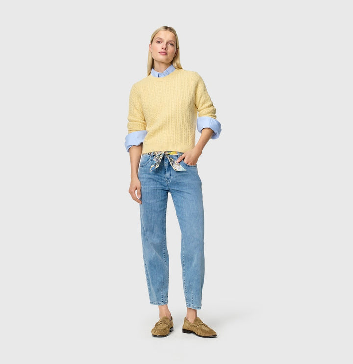 MAC jeans low croth-baggy fit dames – blue denim