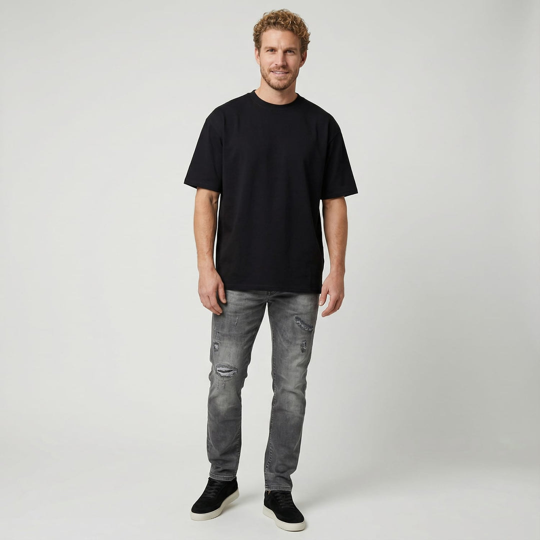 Cars men jeans Aron super skinny fit - heren - Black Denim - L32
