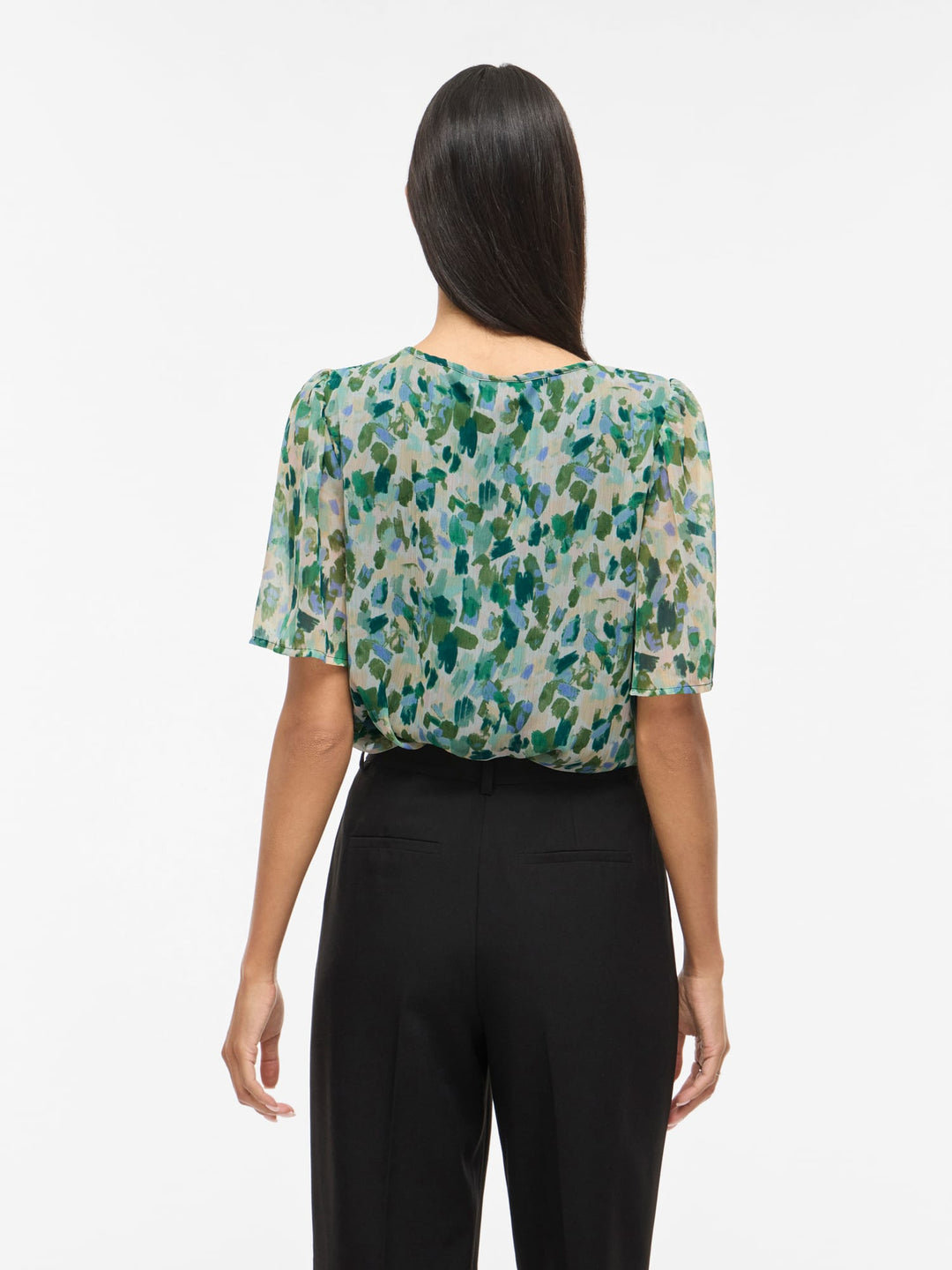 Vila Emma tuniek top groen dessin – dames