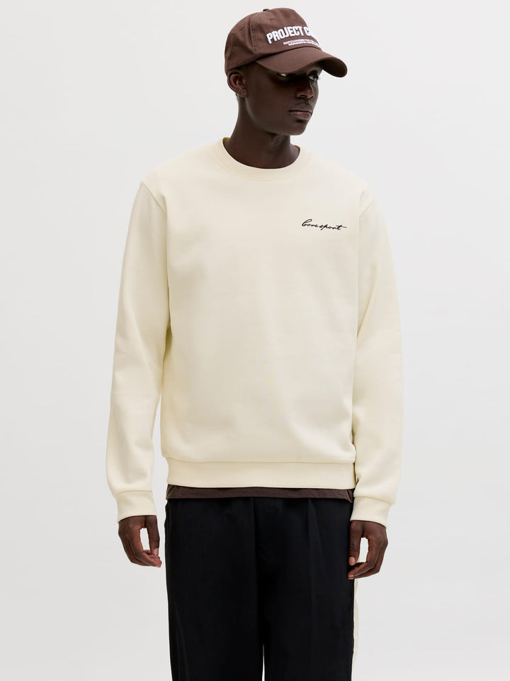 Jack & Jones Dust sweatshirt off-white – heren