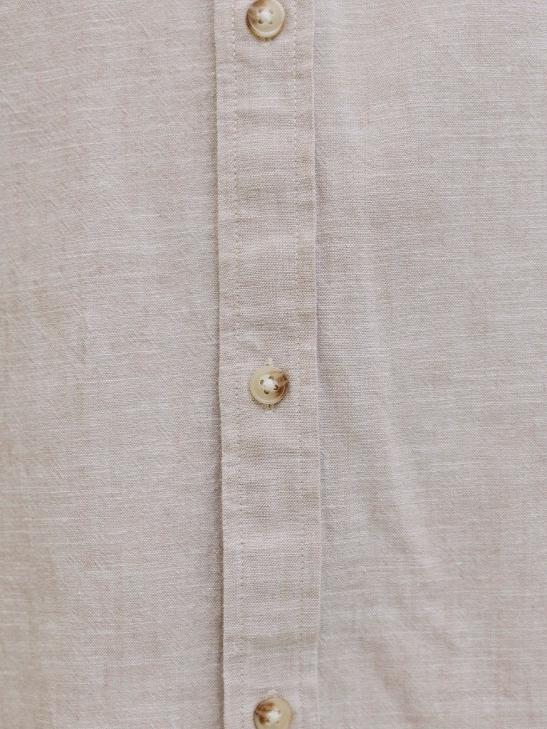 Jack & Jones Summer overhemd l/m zand – heren