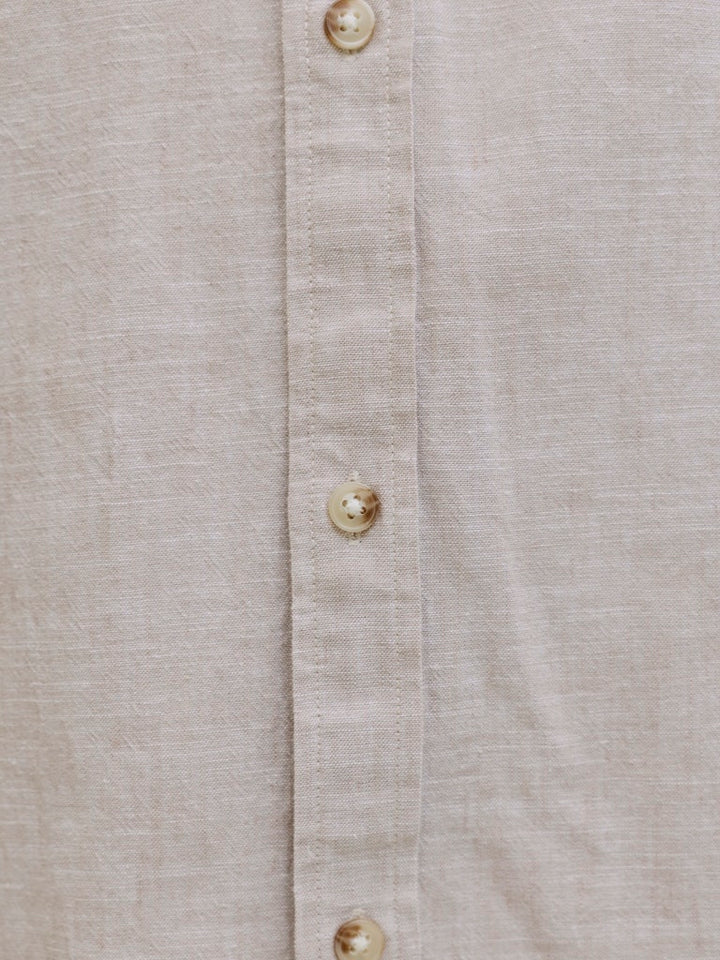 Jack & Jones Summer overhemd l/m zand – heren