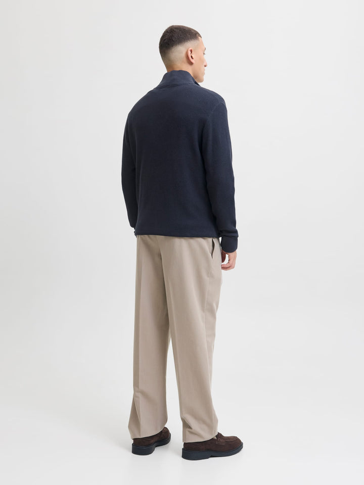 Jack & Jones JPRBLUREX KNIT HALF ZIP LN - trui heren navy