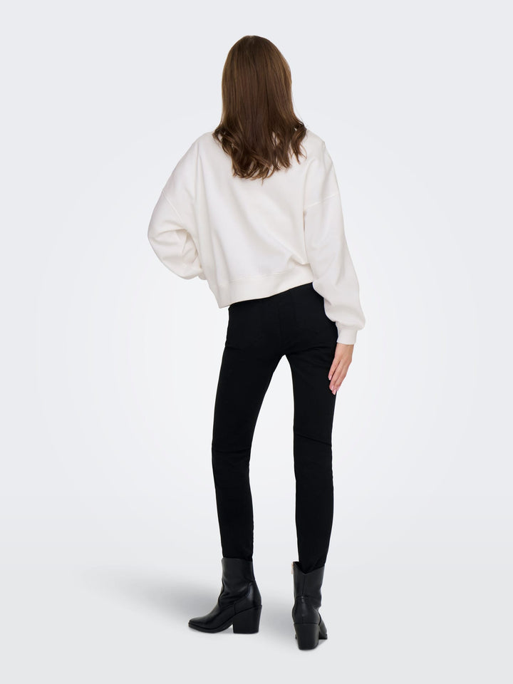 Only Kiara sweater dames off-white – trendy en comfortabel