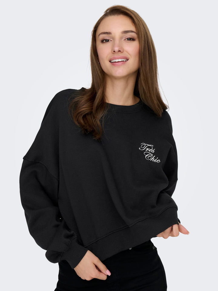 Only Kiara sweater zwart – dames