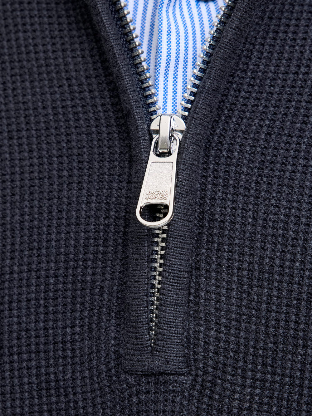Jack & Jones JPRBLUREX KNIT HALF ZIP LN - trui heren navy