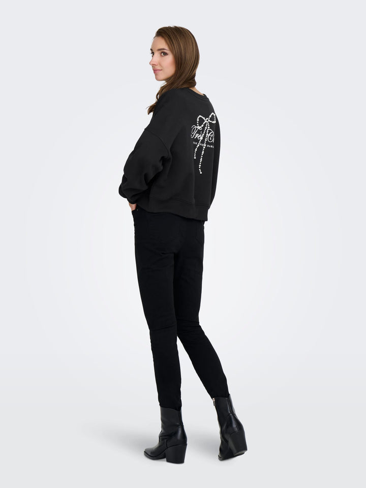 Only Kiara sweater zwart – dames