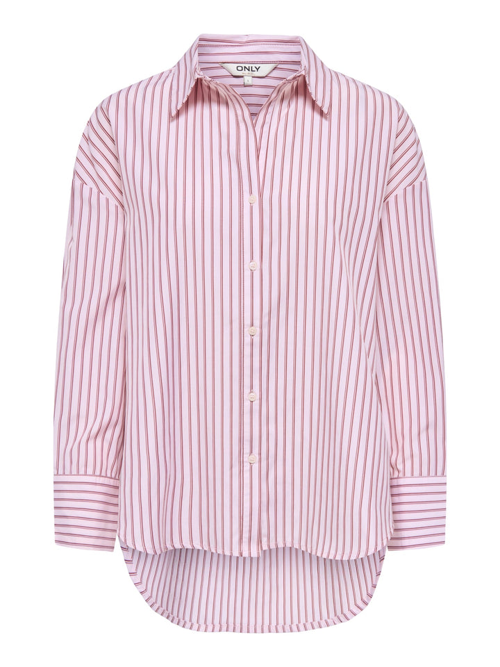 Only blouse l/m dames roze dessin