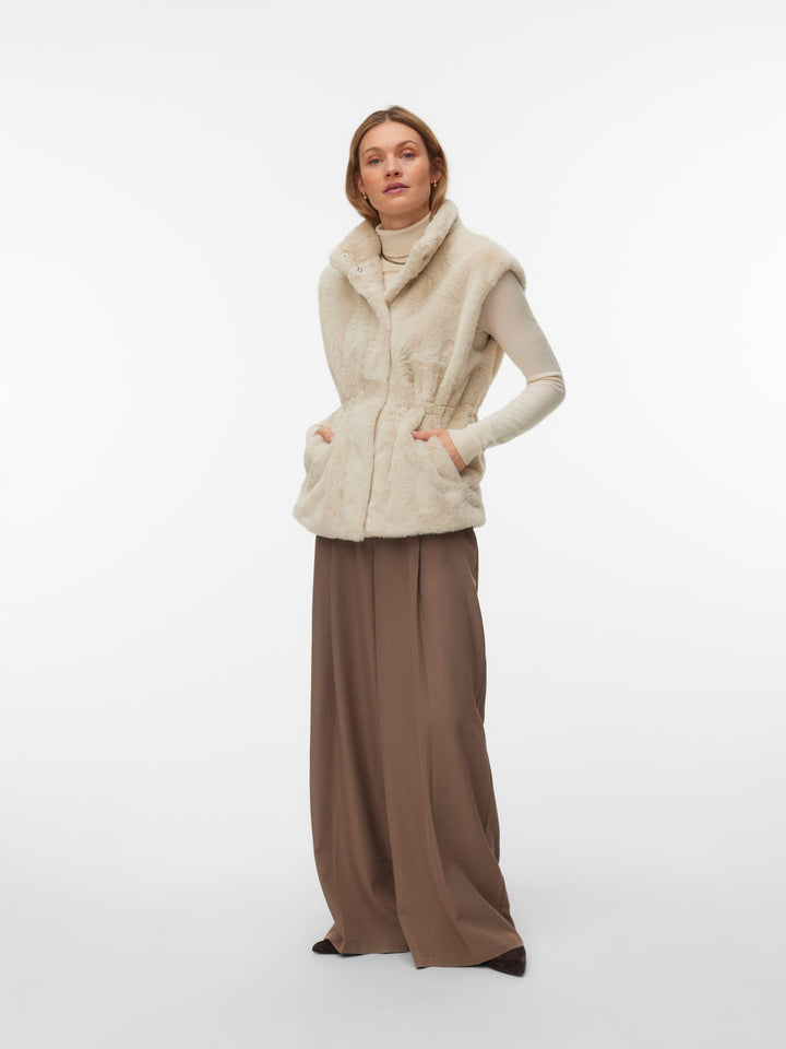 VERO MODA 10310131 sonjapoppy gilet beige