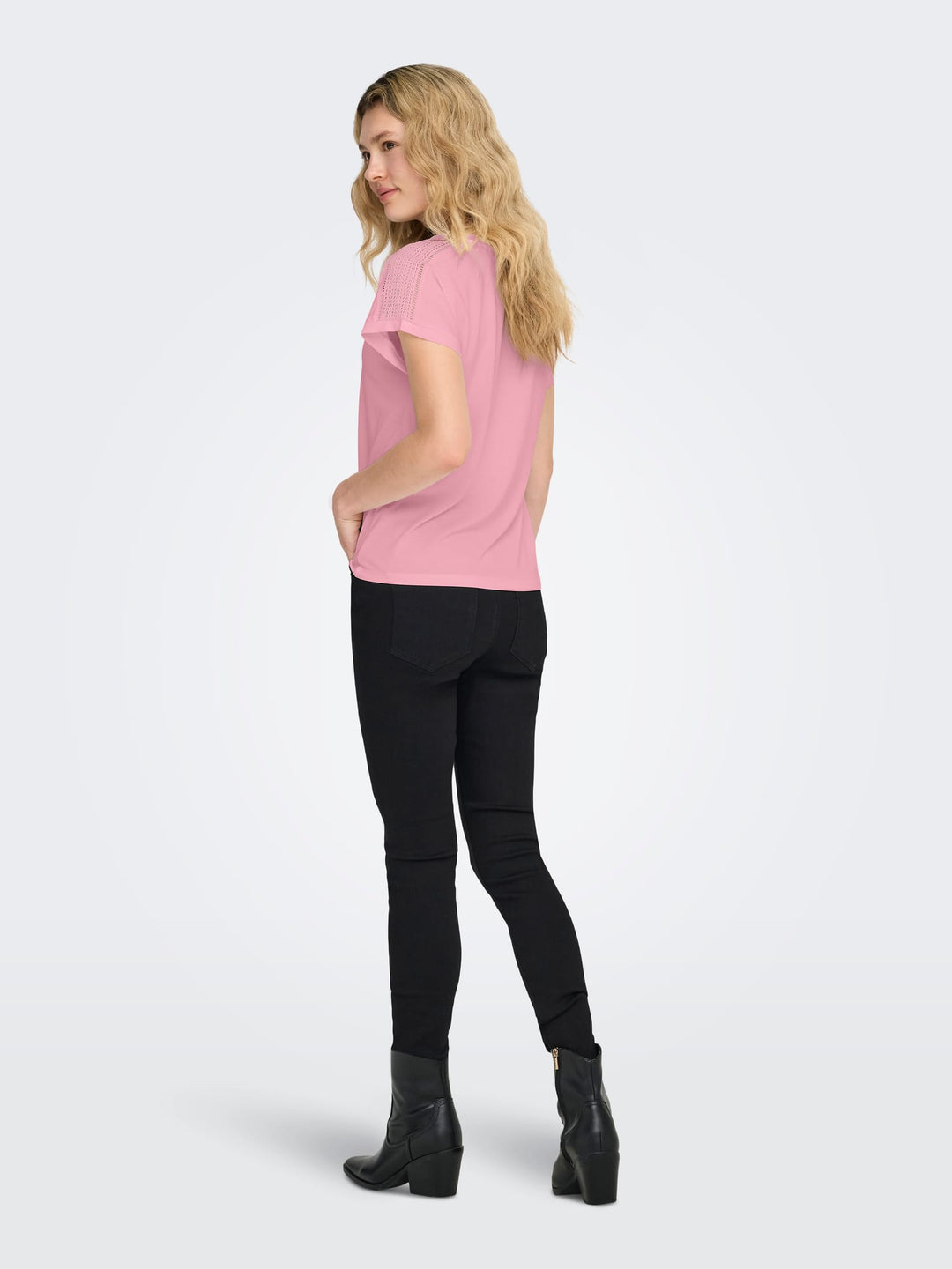 Only ONLFREE LIFE T-shirt roze – dames
