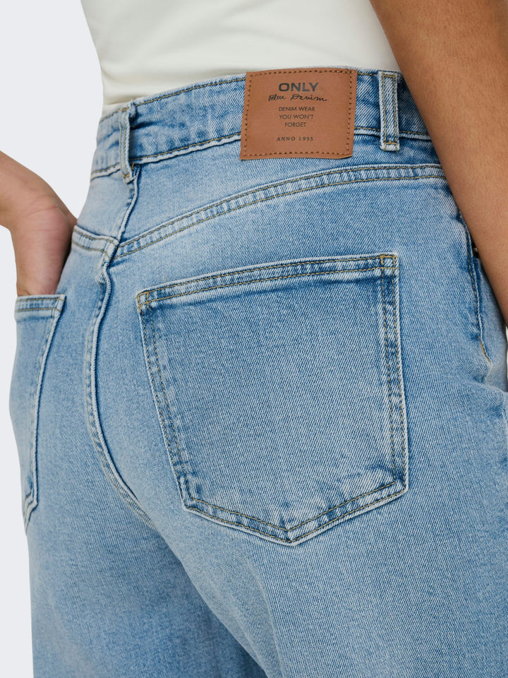 Only Juicy jeans regular-straight fit dames - blue denim - L30