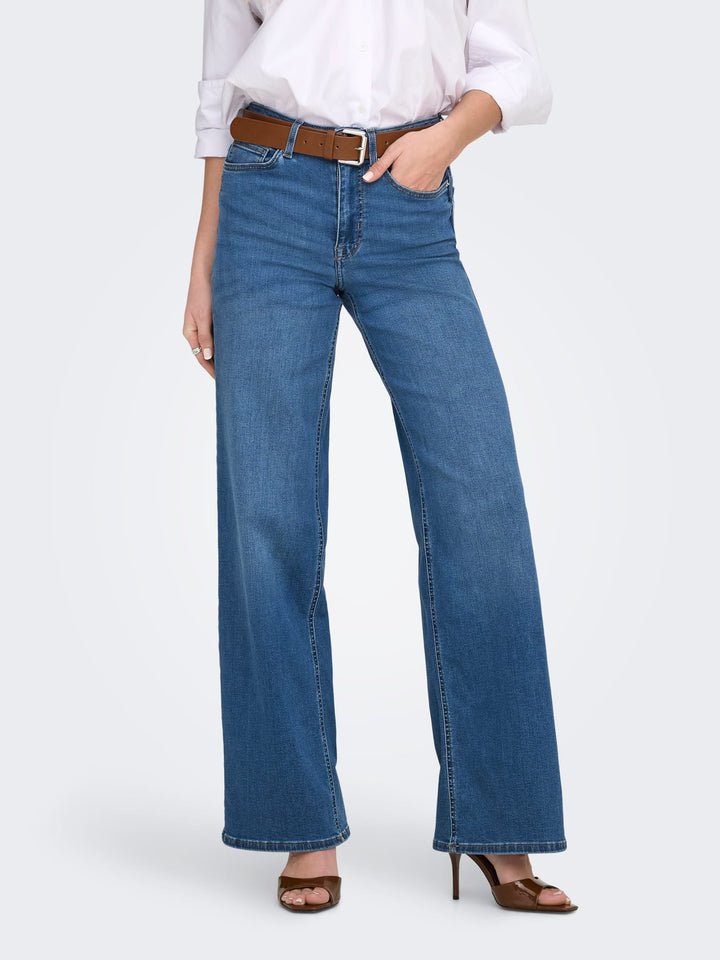 Only Madison jeans loose fit blauw – dames - Blue Denim - L34