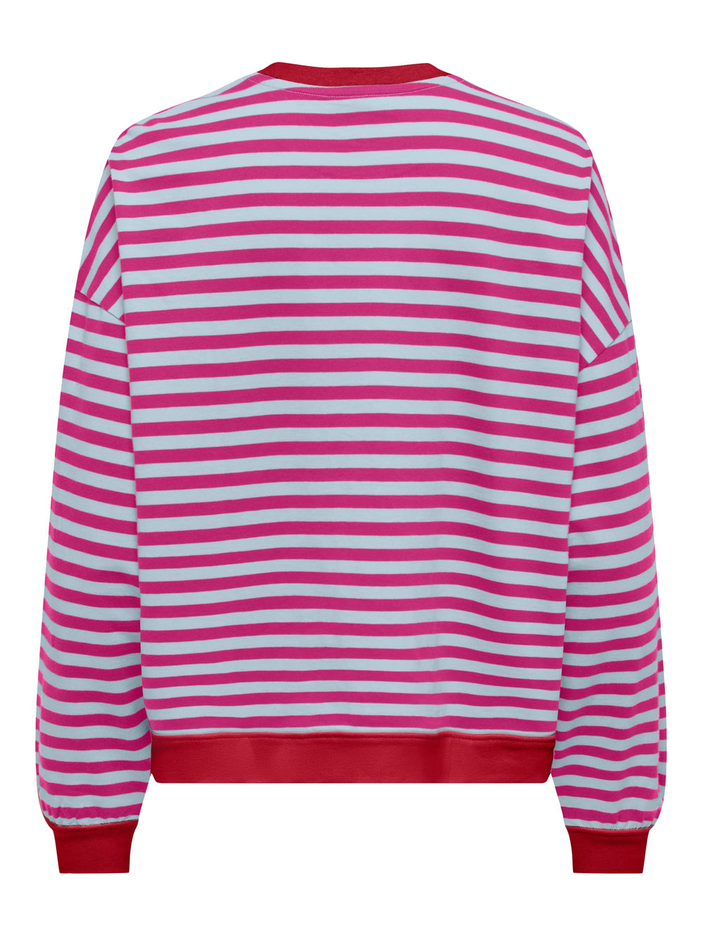 Only Freja t-shirt l/m rood dessin – dames