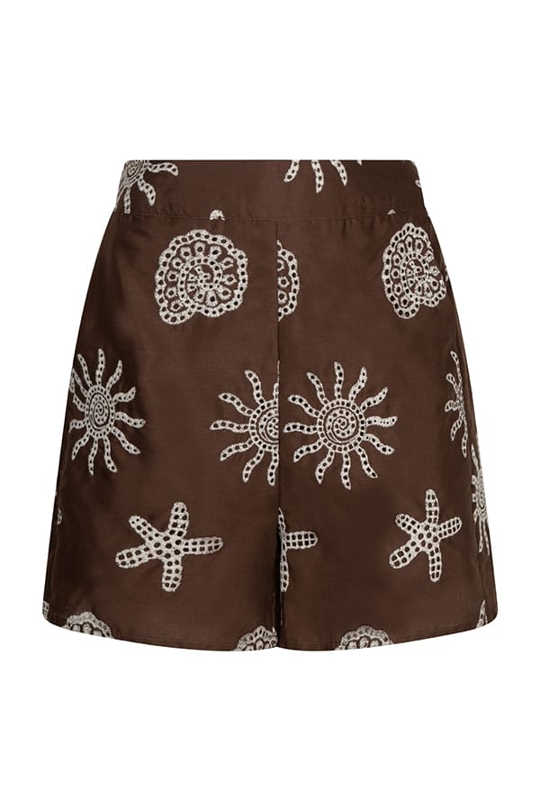 Lofty Manner RF43 - Short Stella – dames short bruin dessin