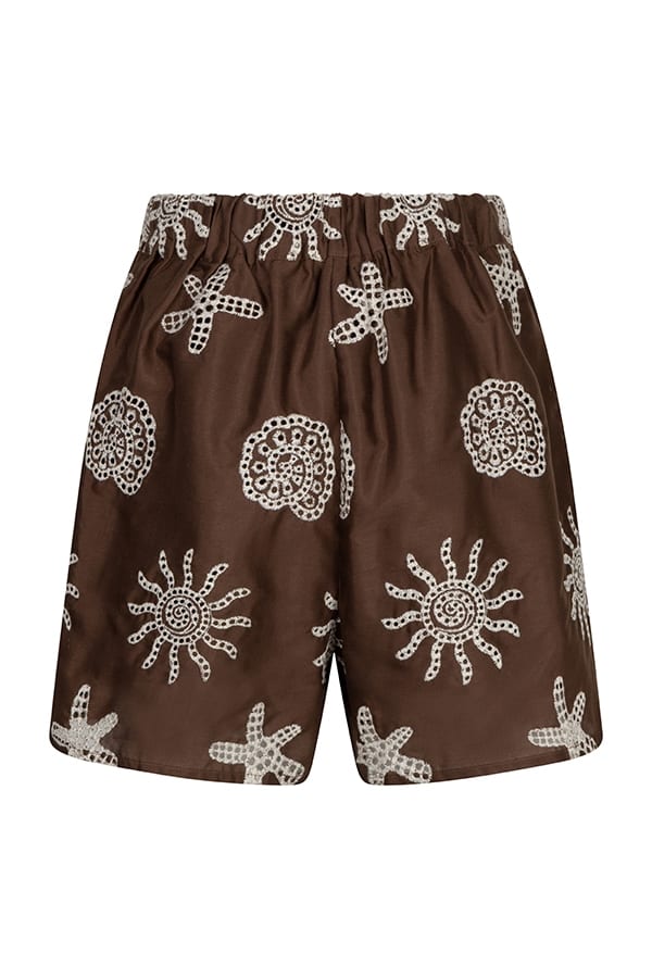 Lofty Manner RF43 - Short Stella – dames short bruin dessin