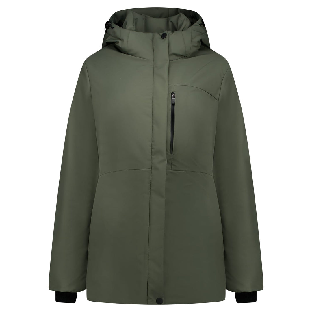 Cars Women 61657 Jenza winterjas dames groen