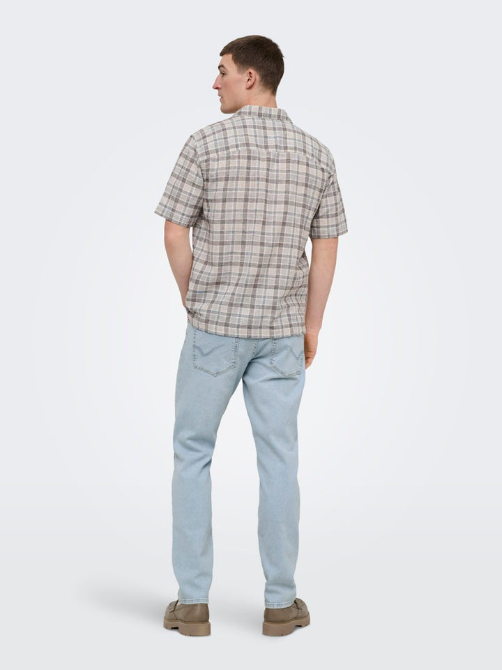 ONLY & SONS Weft jeans regular fit – heren - Blue Denim - L34