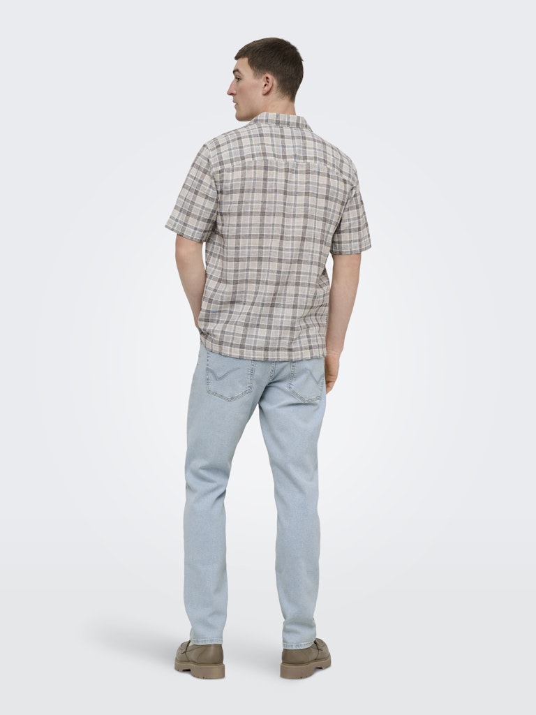 ONLY & SONS Weft jeans regular fit – heren - Blue Denim - L34
