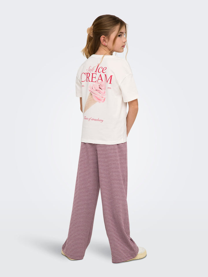 Kids Only T-shirt Helen – meisjes k/m - Off-white