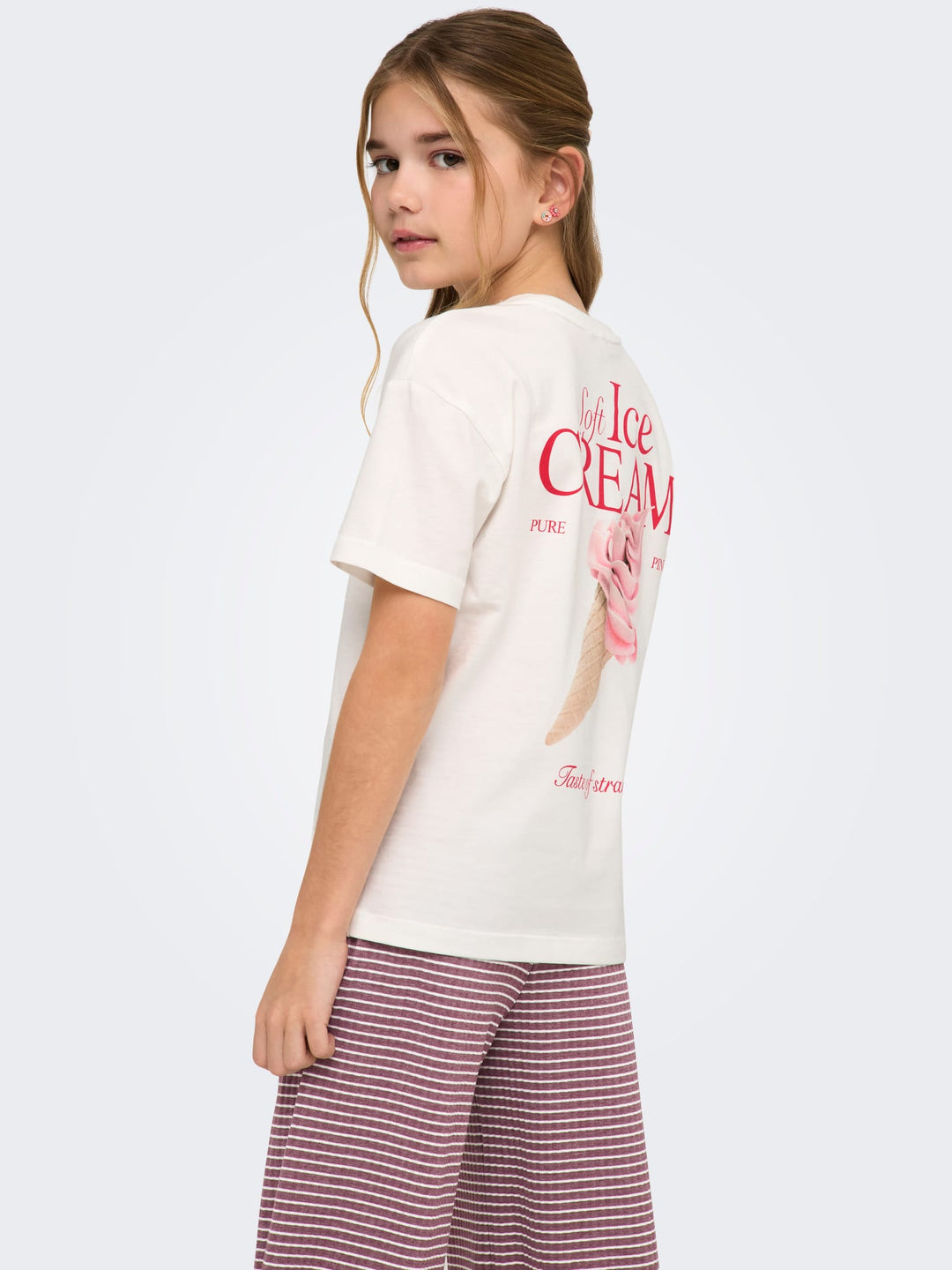 Kids Only T-shirt Helen – meisjes k/m - Off-white