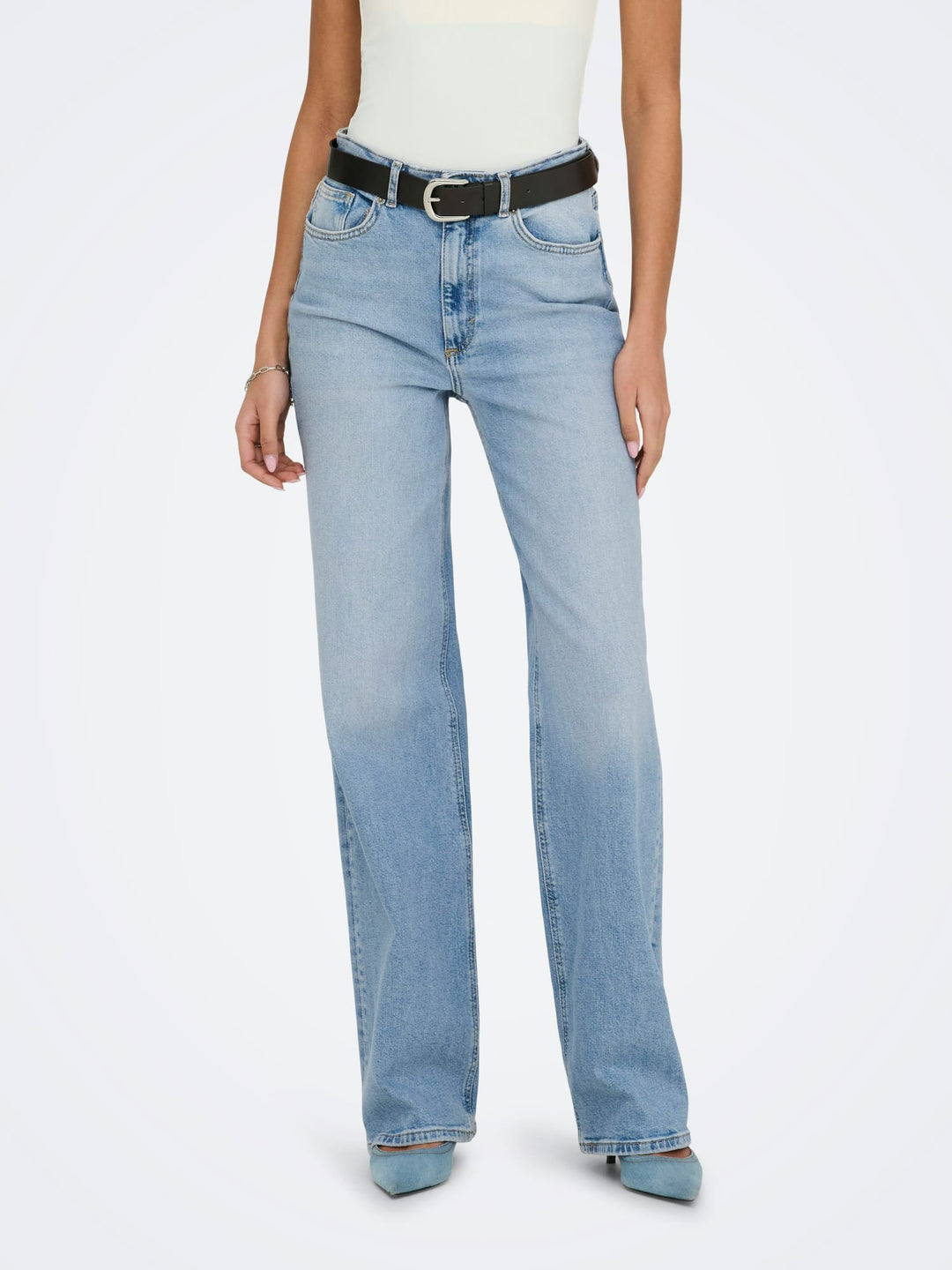Only Juicy jeans regular-straight fit dames - blue denim - L30