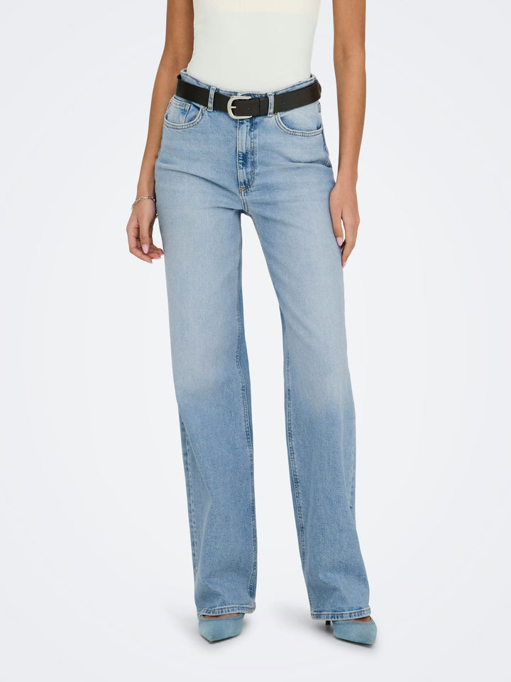 Only Juicy jeans regular-straight fit dames - blue denim - L30