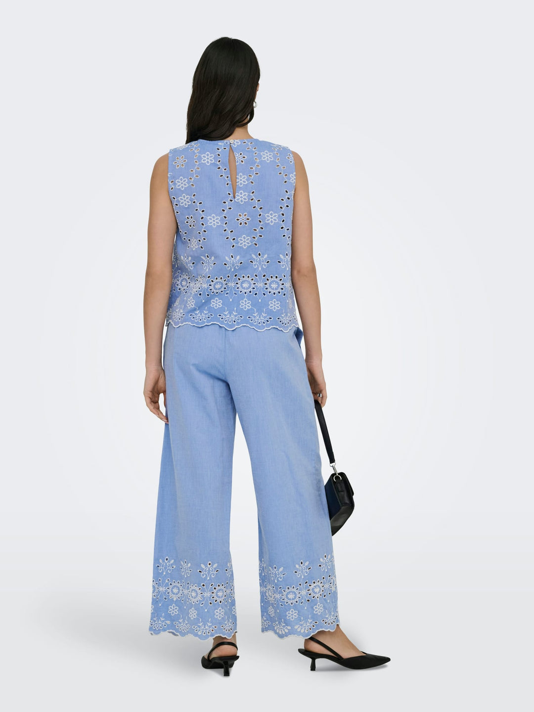 Jacqueline de Yong 15365964 Marina lange broek lichtblauw