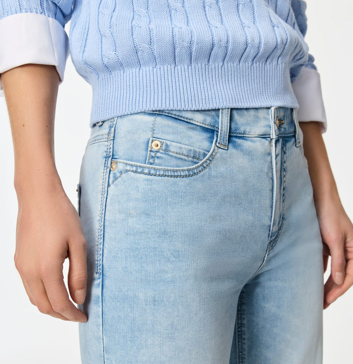 MAC women 5441 dream wide jeans loose fit – dames - Blue Denim - L34