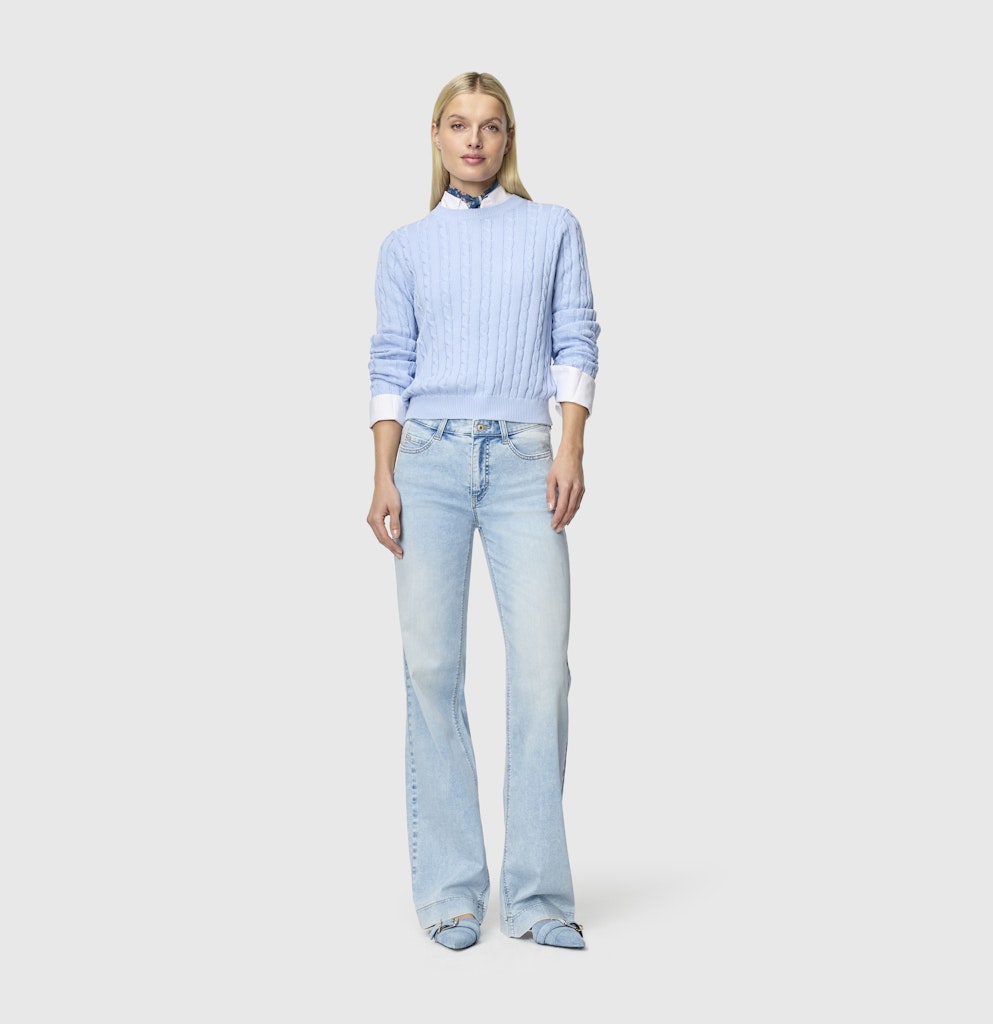 MAC Dream Wide jeans loose fit dames – blue denim - L32