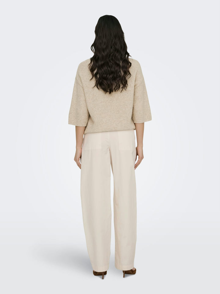 Jacqueline de Yong Selma lange broek beige – dames - L32