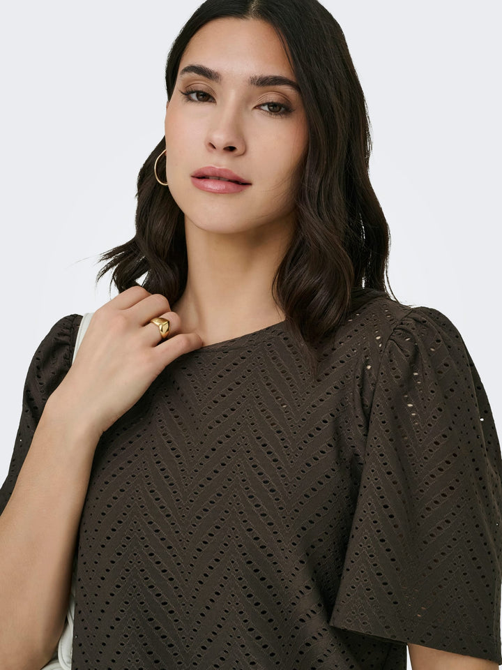 Jacqueline de Yong JDYCARLA CATHINKA top bruin – dames