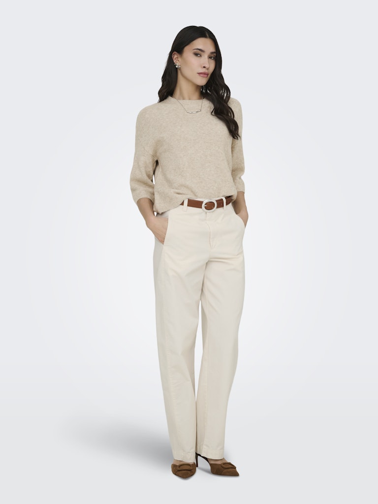 Jacqueline de Yong 15367918 Selma lange broek beige - L32