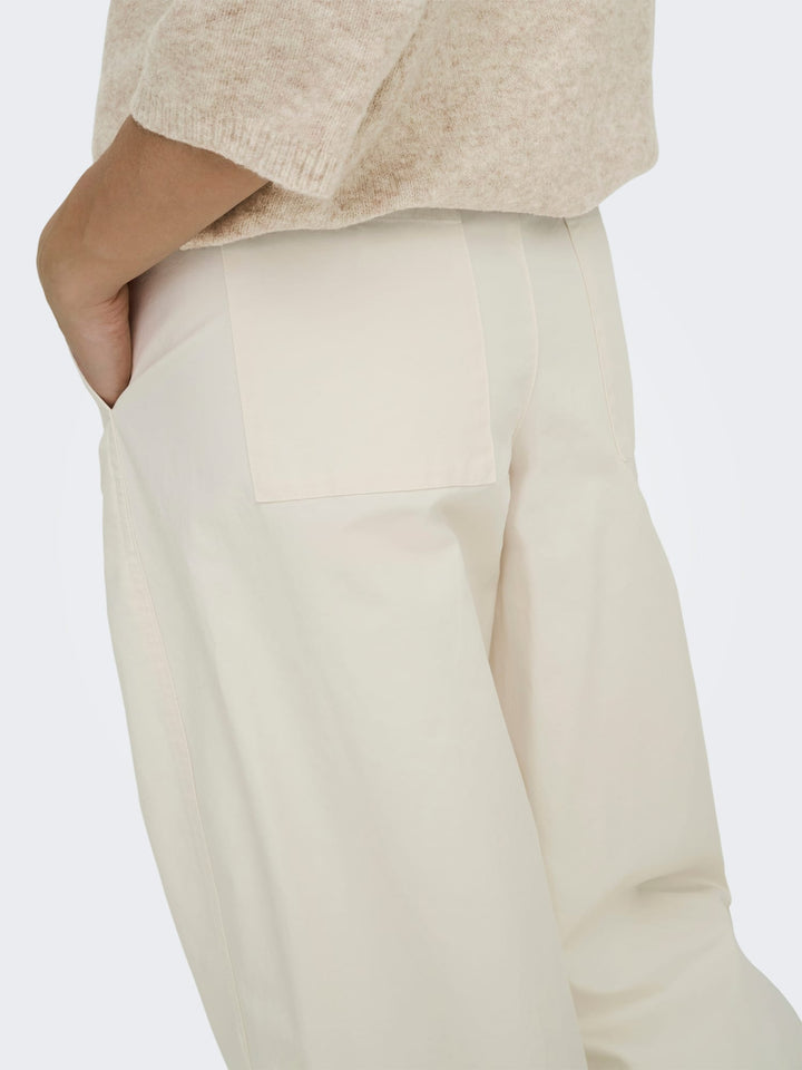 Jacqueline de Yong Selma lange broek beige – dames - L32