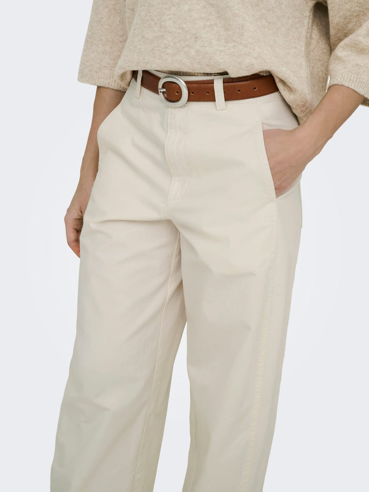 Jacqueline de Yong Selma lange broek beige – dames - L32