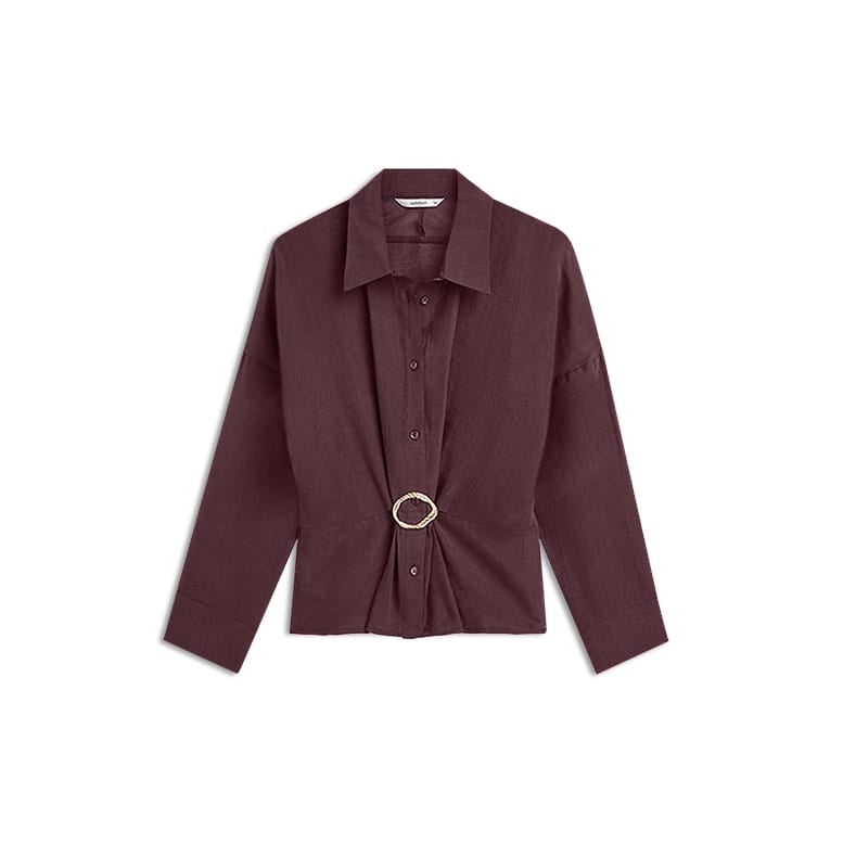 Summum blouse l/m dames bordeaux – 2s3524-12492
