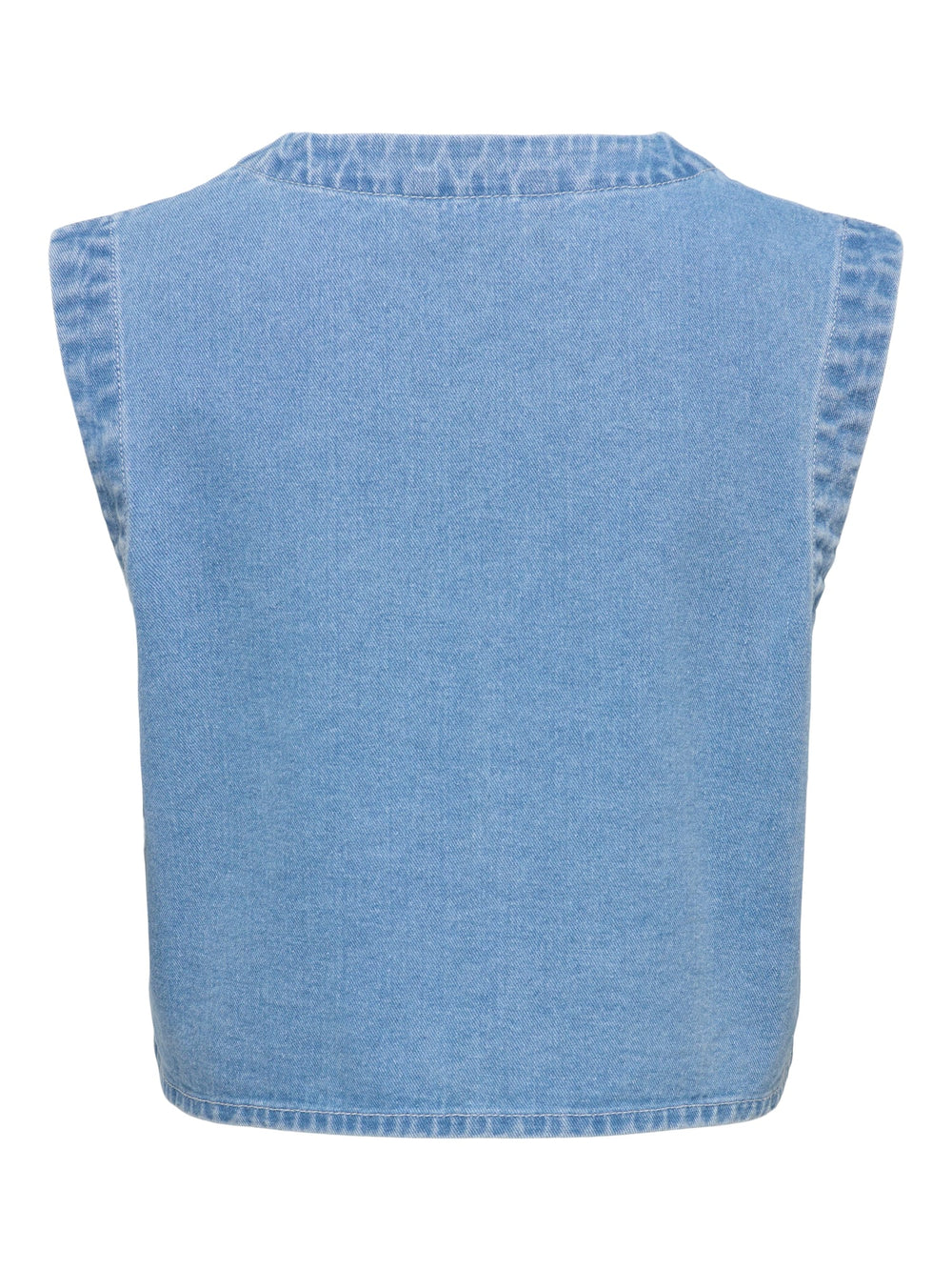 Only Noella gilet denim dames – blue denim