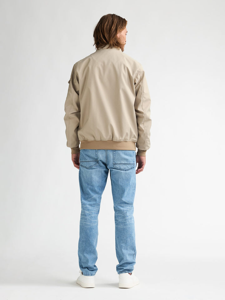 Petrol men M-1060-JAC102 zomerjas heren zand