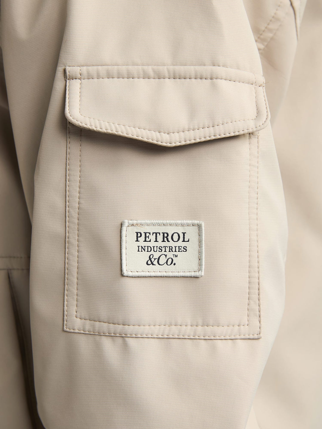 Petrol men M-1060-JAC102 zomerjas heren – zand