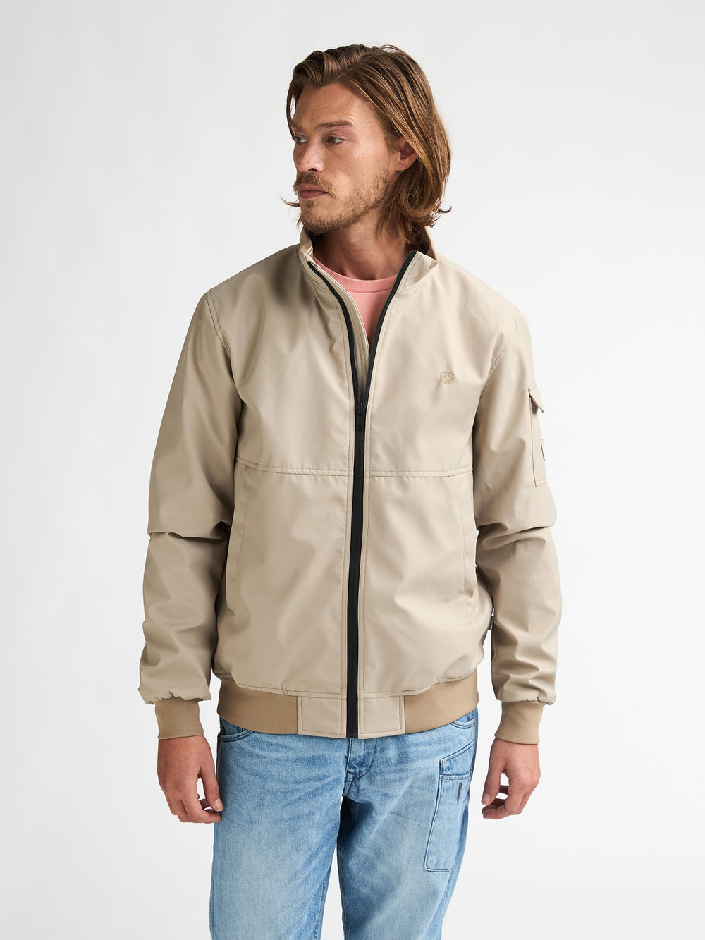 Petrol men M-1060-JAC102 zomerjas heren – zand