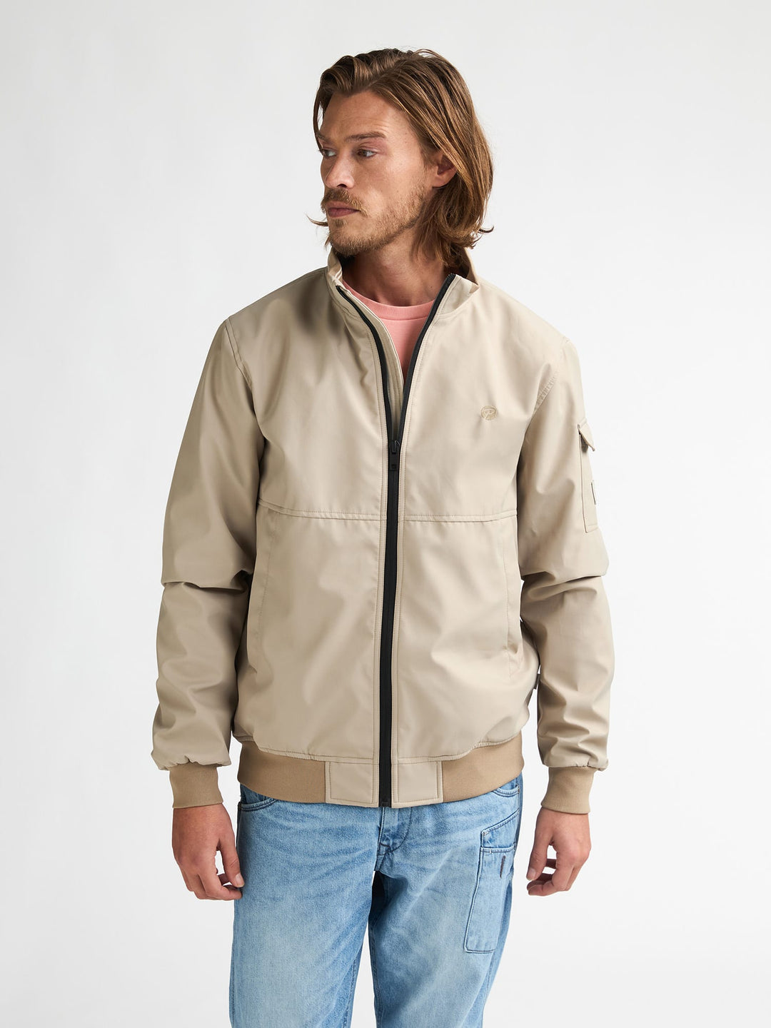 Petrol men M-1060-JAC102 zomerjas heren – zand