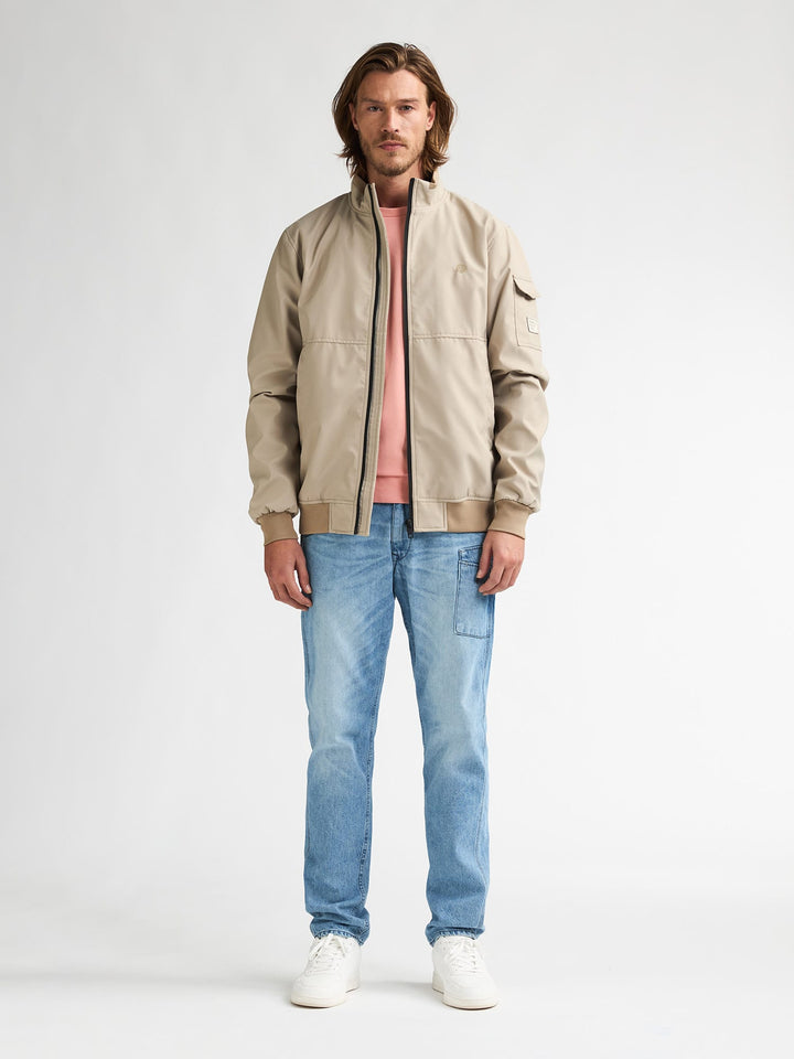 Petrol men M-1060-JAC102 zomerjas heren zand