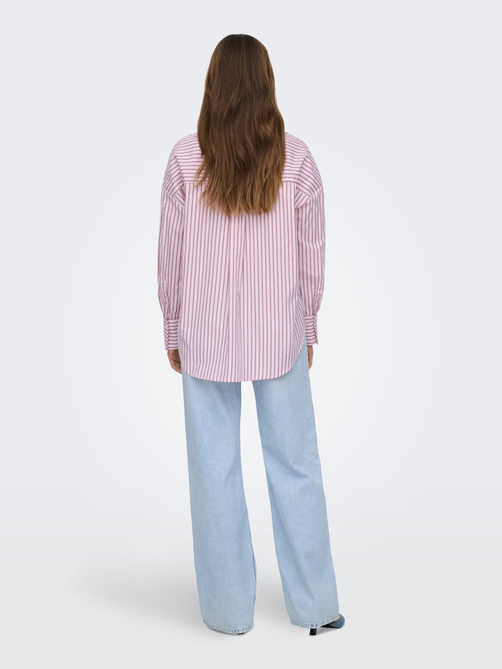 Only blouse l/m dames roze dessin