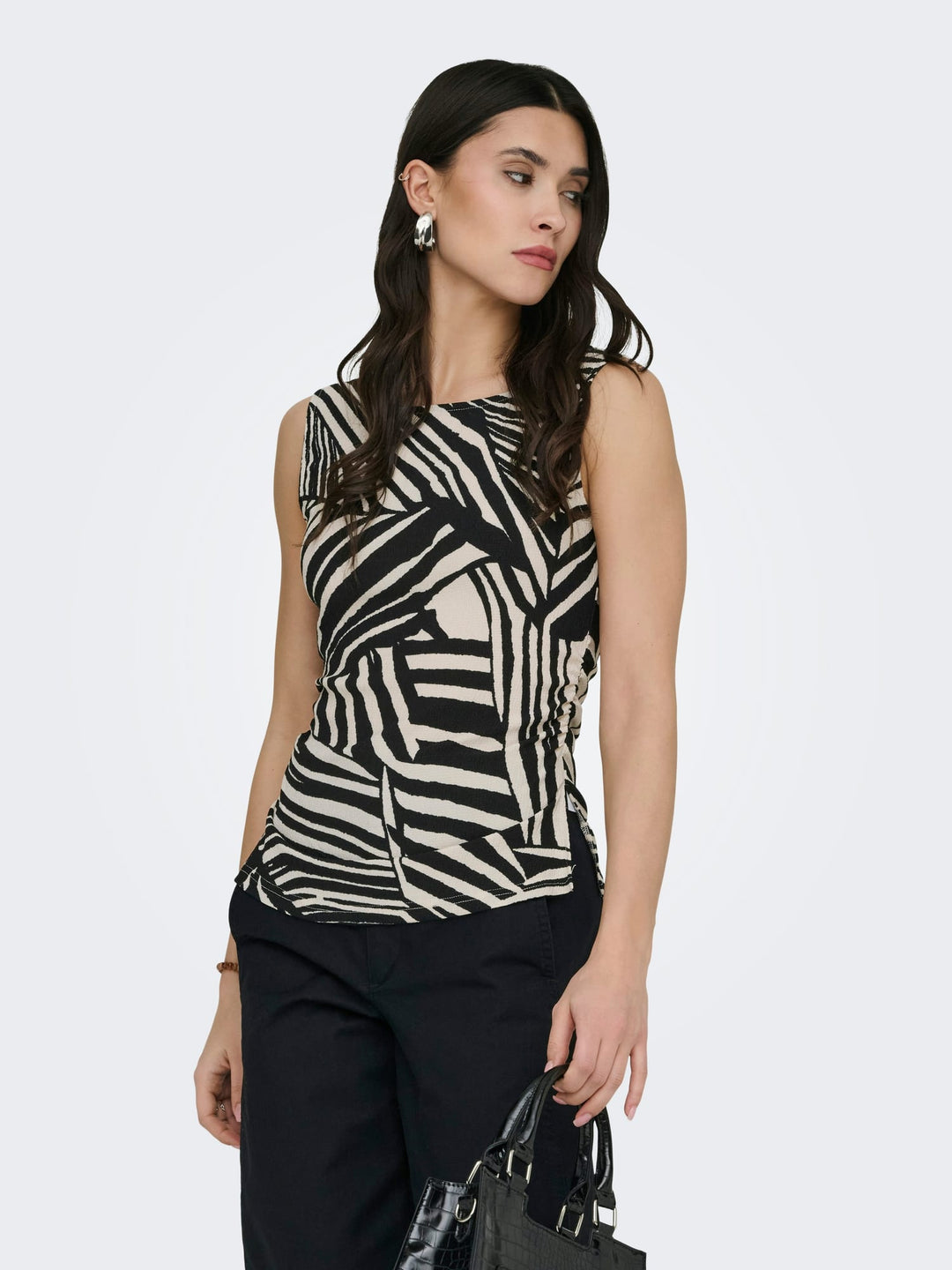Jacqueline de Yong 15371547 Debbie top ecru dessin