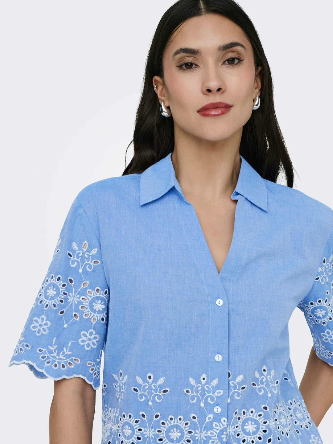 Jacqueline de Yong 15365966 marina blouse lichtblauw