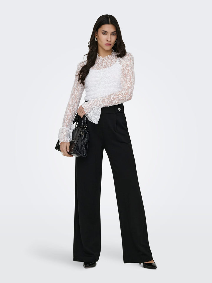 Jacqueline de Yong Lala top off-white – dames