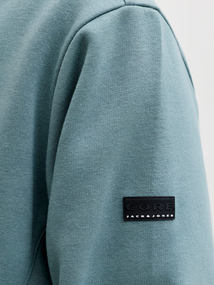 Jack & Jones JCOFUSION SWEAT BADGE CREW NECK – heren - Oud Groen