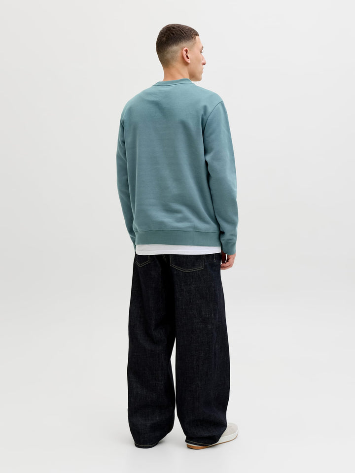 Jack & Jones 12293307 Fusion sweater heren oud groen