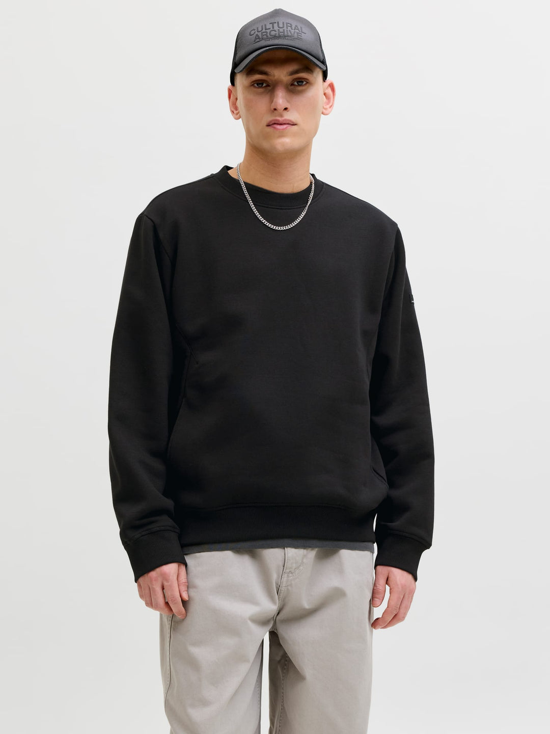 Jack & Jones Fusion sweater zwart – heren