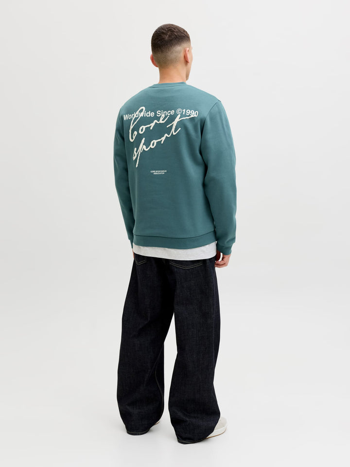 Jack & Jones sweatshirt esmerald – heren