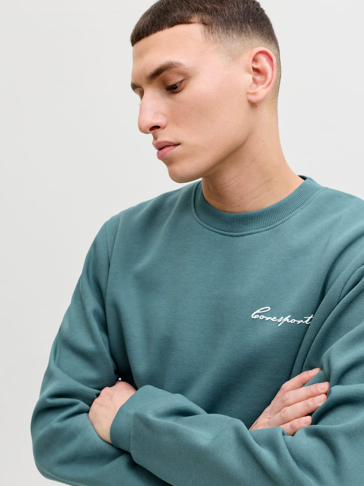 Jack & Jones sweatshirt esmerald – heren